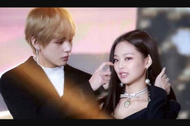 V BTS dan Jennie Blackpink