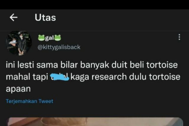 Komentar Netizen untuk Rizky Billar