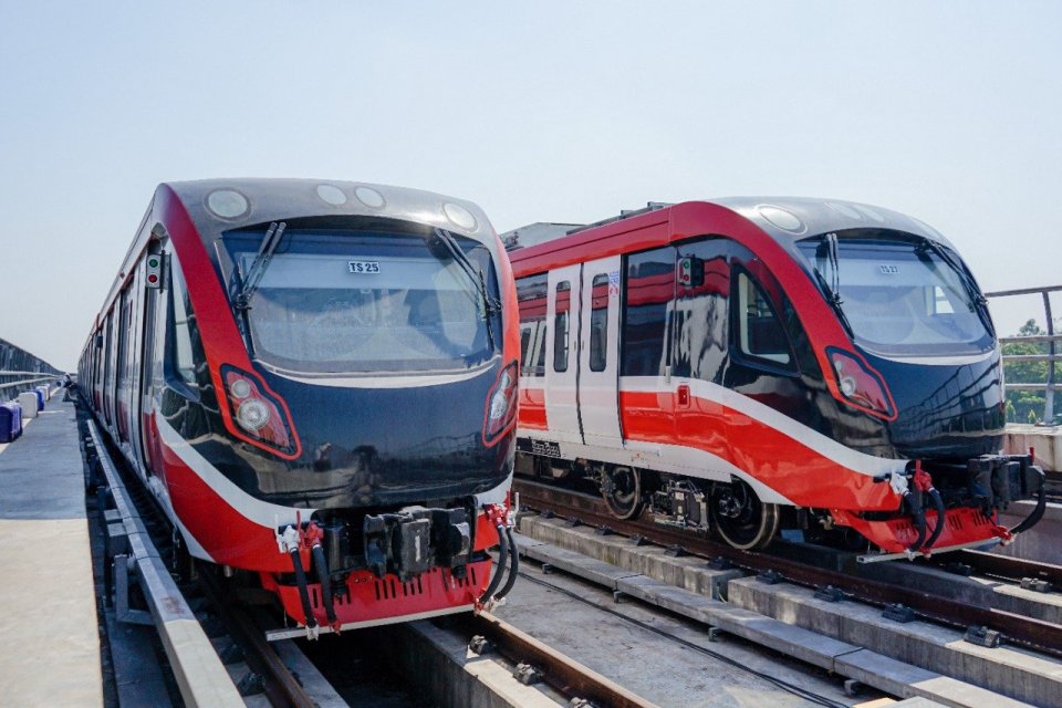 LRT, LRT Jabodebek, kereta, Jakarta