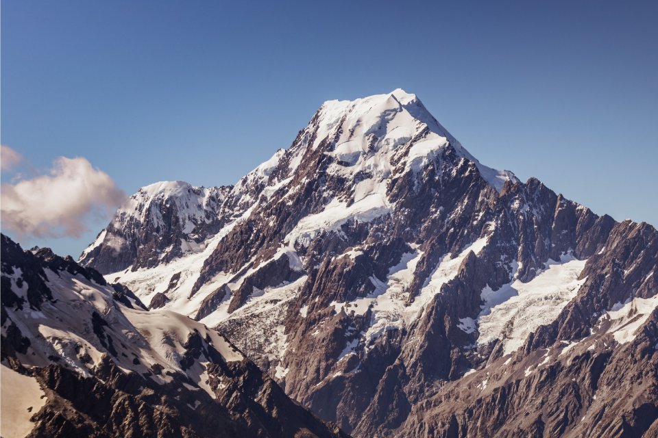 Ilustrasi gunung tertinggi di dunia