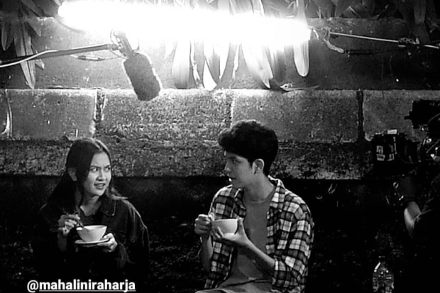 Mahalini Raharja dan Abun Sungkar Syuting Film Kapan Pindah Rumah