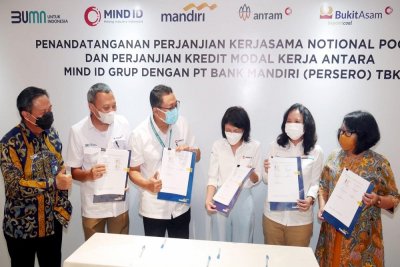 Bank Mandiri dan MIND ID Tanda Tangani Kerja Sama Notional ...
