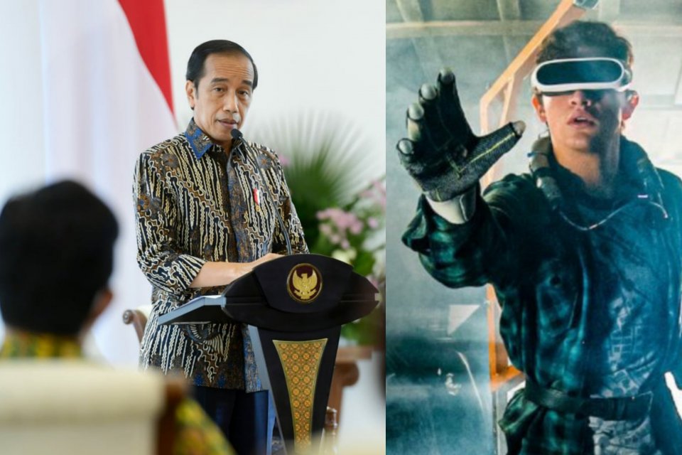 Jokowi, metaverse, dunia virtua, teknologi, facebook