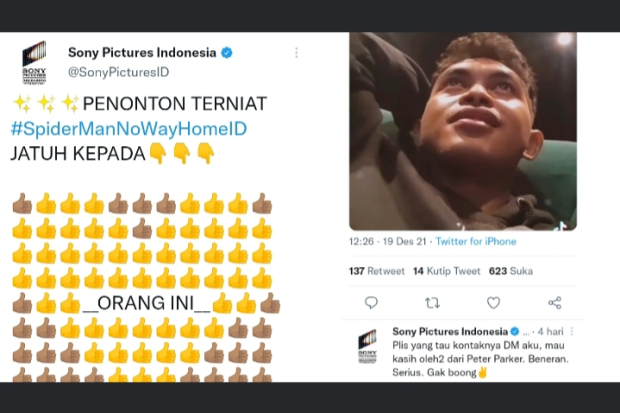 Sony Pictures Indonesia Berikan Hadian Ke Pria Timika