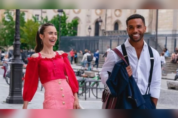 Lucien Laviscount dan Lily Collins