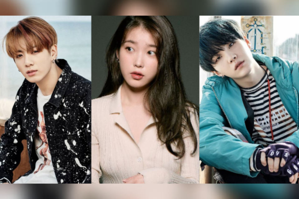 Suga BTS, IU, Jungkook BTS