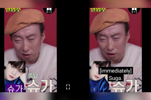 Park Myung Soo dan Suga BTS