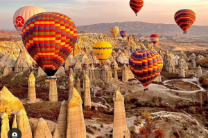 Balon Udara di Cappadocia