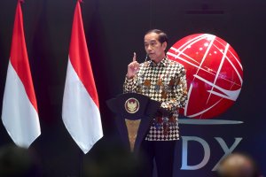 Jokowi Buka Pembukaan Perdangan BEI Tahun 2022