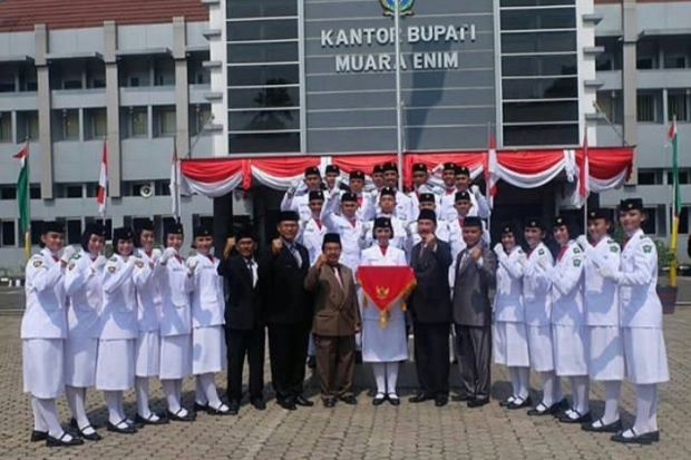 Andina Julie Purna Paskibraka Muara Enim 2017