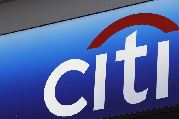Logo Citibank di Toronto, Ontario, Canada, 19 Oktober 2017. REUTERS/Chris Helgren/File Photo