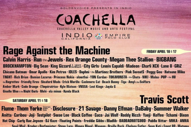 BIGBANG masuk line up Coachella 2020