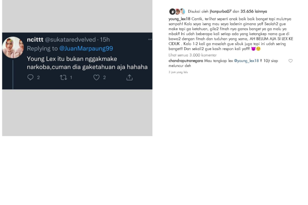 Young Lex Dituduh Konsumsi Narkoba