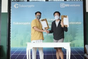 Tokocrypto bekerja sama dengan BRI Ventures membuat Tokocrypto Sembrani Blockchain Accelerator