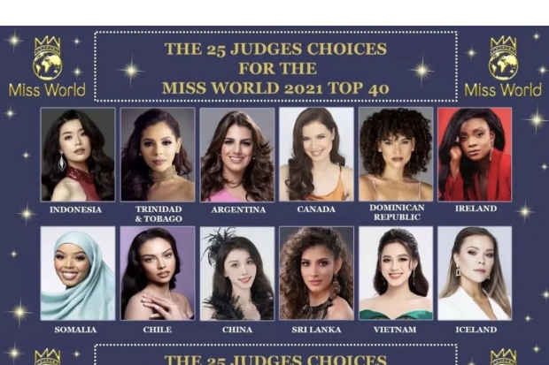 Carla Yules masuk Top 40 Miss World 2021