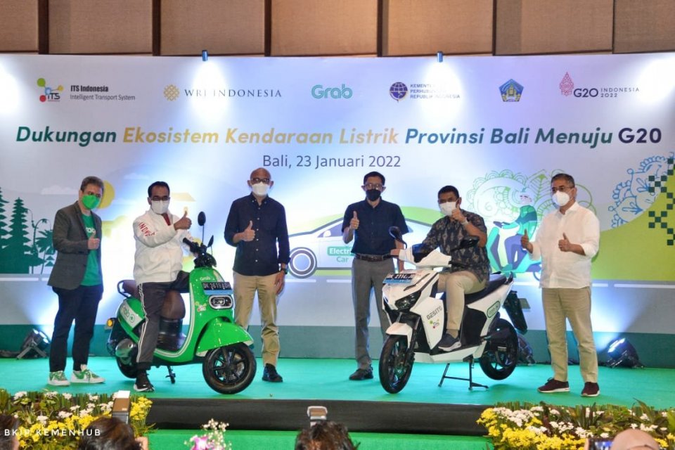 g20, KTT G20, G20 Bali Summit, G20 Bali, Katadata G20, kendaraan listrik, Grab