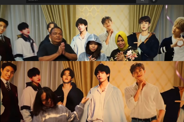Ayu Jelita Br PA rayakan ulang tahun dengan standee BTS