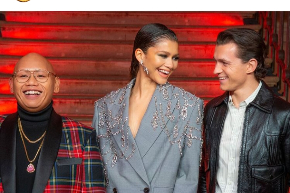 Jacob Batalon, Zendaya dan Tom Holland