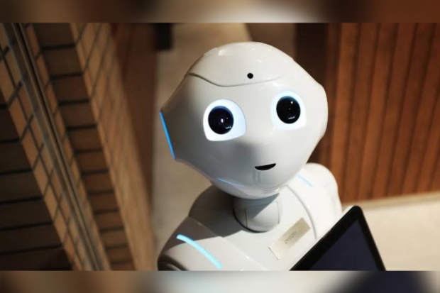 Ilustrasi robot artifical intelligence