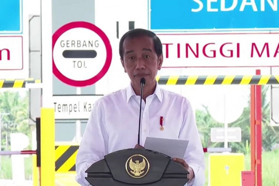 Jokowi, jalan tol, trans sumatera