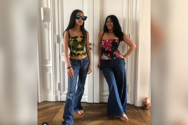 Anggun C Sasmi dan Putrinya