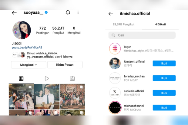 Jisoo Blackpink dan itMICHAA