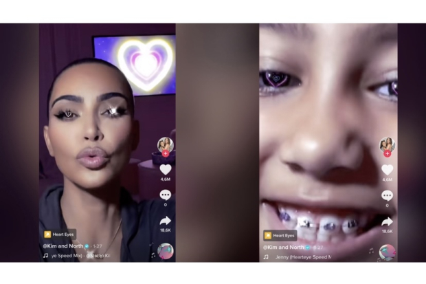Kim Kardashian dan North West