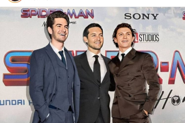 Andrew Garfield, Tobey Maguire dan Tom Holland