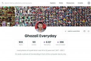 Ghozali Everyday di OpenSea