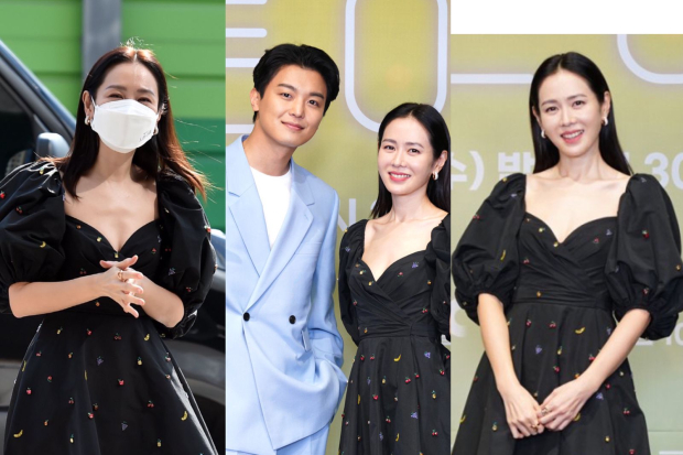 Son Ye Jin dan Yeon Woo Jin di konferensi pers drama Thirty Nine