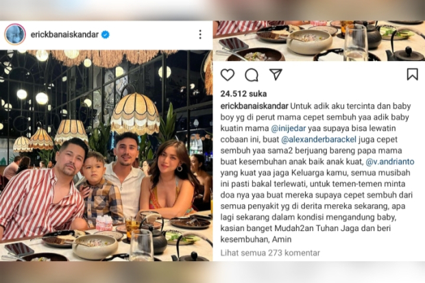 Ucapan Erick Bana Untuk Jessica Iskandar