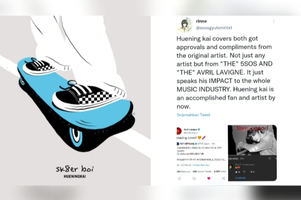 Dukungan Penggemar ke Hueningkai TXT