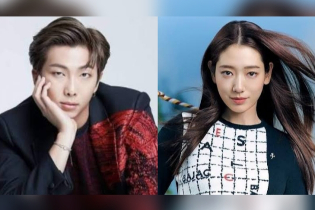 RM dan Park Shin Hye