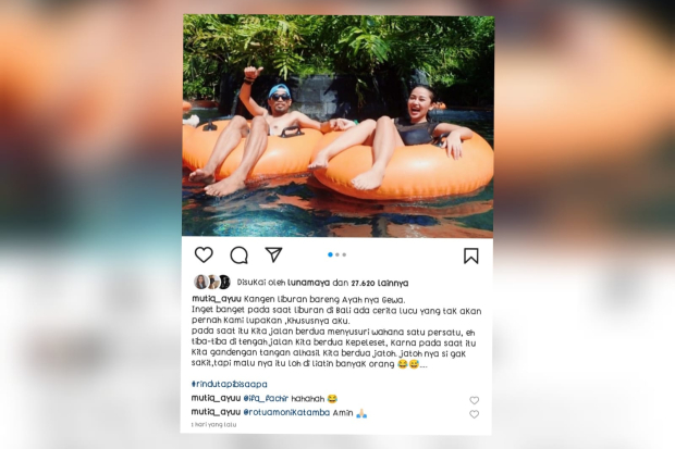 Mutia Ayu dan Glenn Fredly
