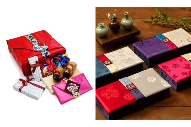 Ilustrasi box seserahan pernikahan di Korea Selatan