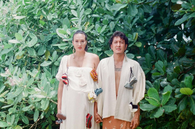 Dimas Anggara dan Nadine Chandrawinata