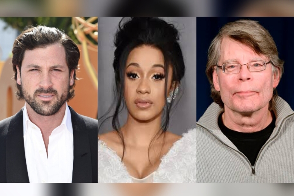 Maksim Chmerkovskiy, Cardi B dan Stephen King