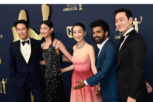 Para pemain drama Squid Game di SAG Awards 2022