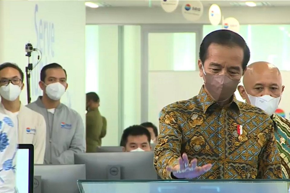Presiden Jokowi, jokowi, grab, google, talenta digital, 