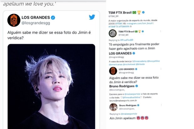 Organisasi eSports di Brazil dukung Jimin BTS