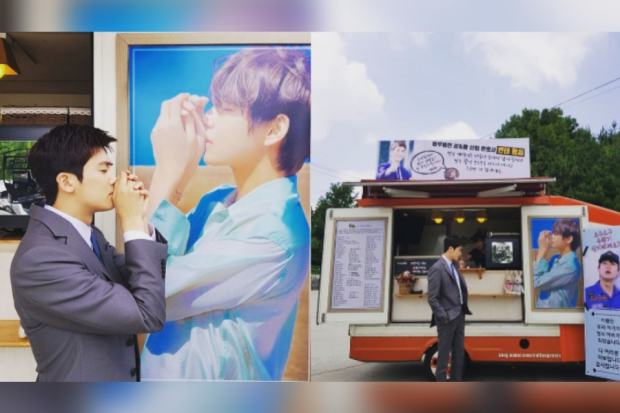 Interaksi Park Hyung Sik dan V BTS