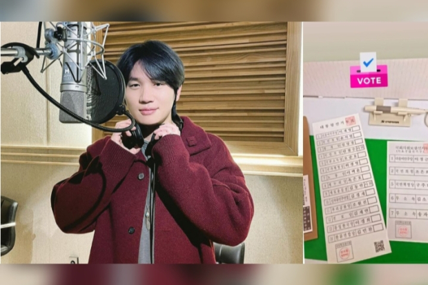 K.Will Unggah Surat Suara