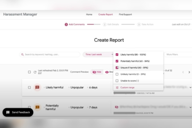 Harrasment Manager