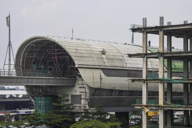 PROGRES PEMBANGUNAN LRT