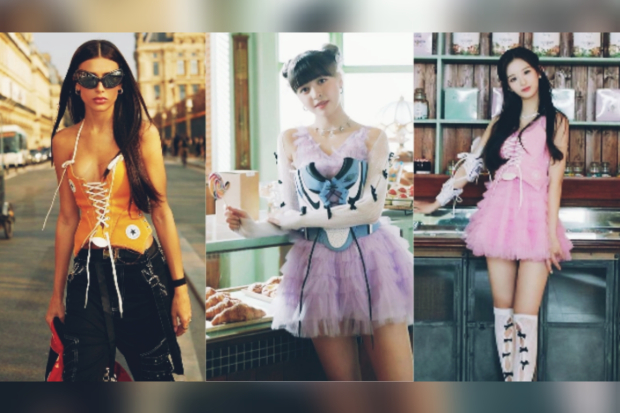 Outfit NMIXX yang dituding menjiplak Frisk Me Good