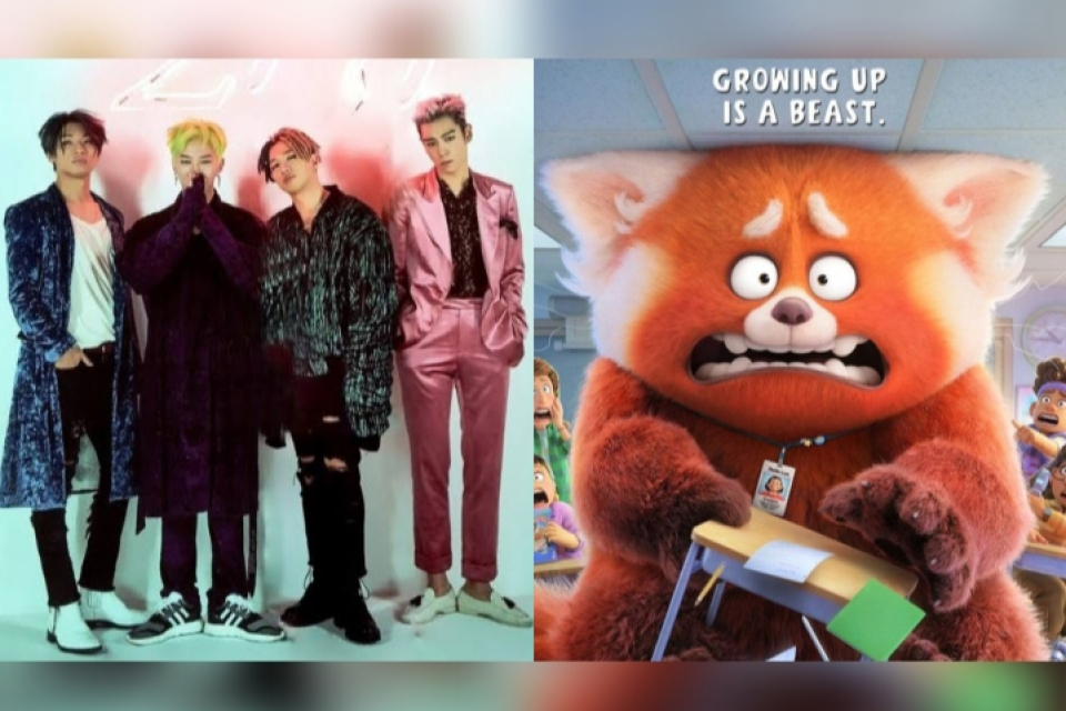 BIGBANG dan 2PM jadi Inspirasi Boyband di Turning Red