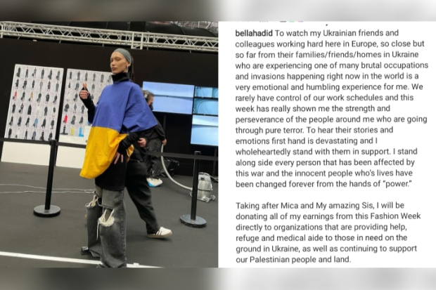 Bella Hadid Sumbang Untuk Ukraina