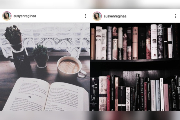 Buku yang dibaca Susyen Regina