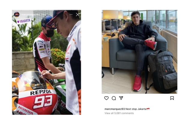 Marc Marquez di Jakarta