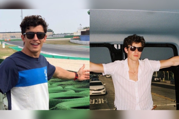 Marc Marquez dan Shawn Mendes